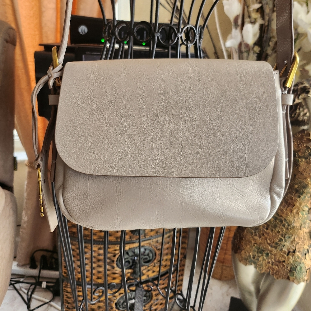 Fossil Harper Large Flap leather Crossbody bag